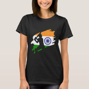 Cricket Patriotic India Sports Jersey Gift Women G T-Shirt