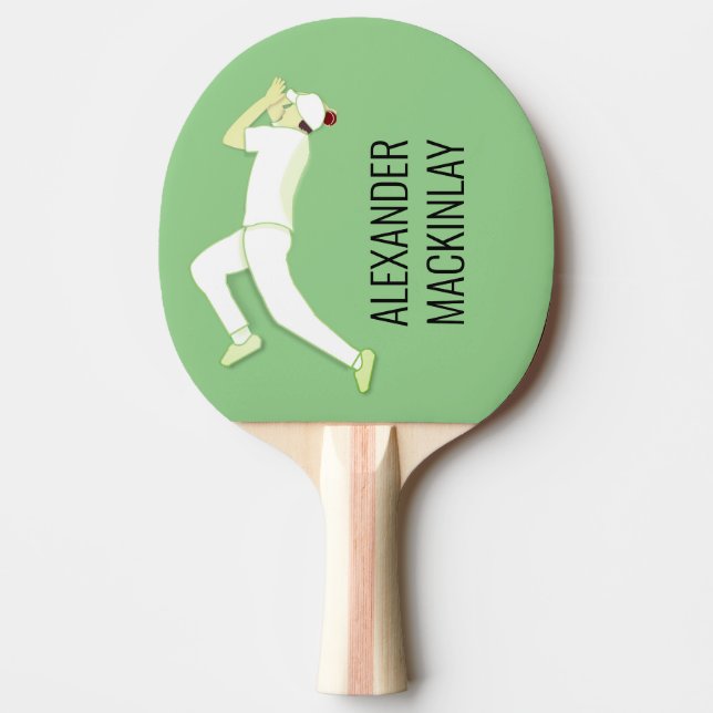 Cricket Ping Pong Paddle (Front)