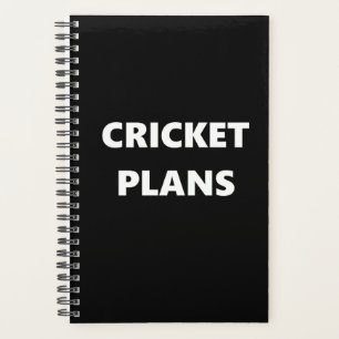 Cricket Planner Sports Theme Cricket Plans