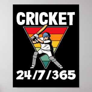 Cricket Player 247365 Enthusiast Pion Poster