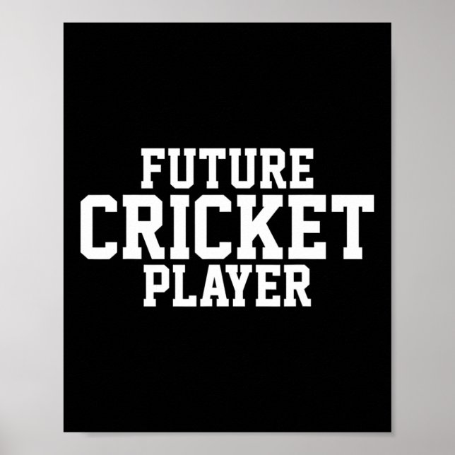Cricket Player 2  Poster (Front)