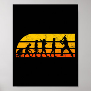 Cricket Player Coach Gift Cricketer Evolution Poster