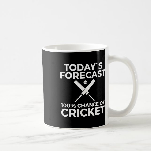 Cricket Player  Coffee Mug (Right)