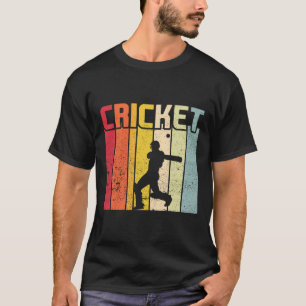 Cricket Player Cricket Sport Vintage Cricket 6  T-Shirt