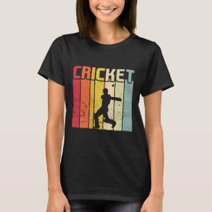Cricket Player Cricket Sport Vintage Cricket 6 T-Shirt