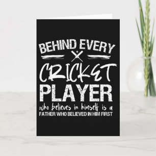 Cricket Player Dad  Card