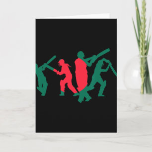 Cricket Player Design 1  Card