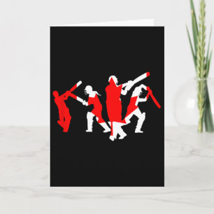 Cricket Player Design Card