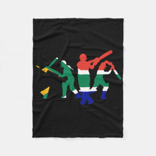 Cricket Player Designs 1 Fleece Blanket