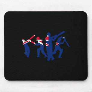 Cricket Player Designs Mouse Pad