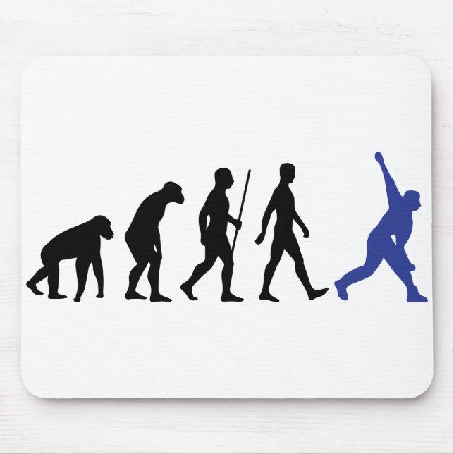Cricket Player Evolution Bowler Mouse Pad (Front)