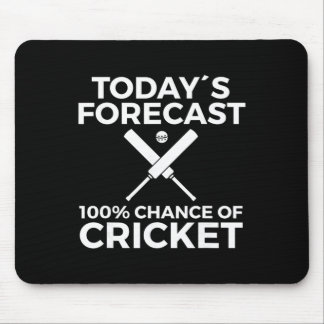 Cricket Player Mouse Pad