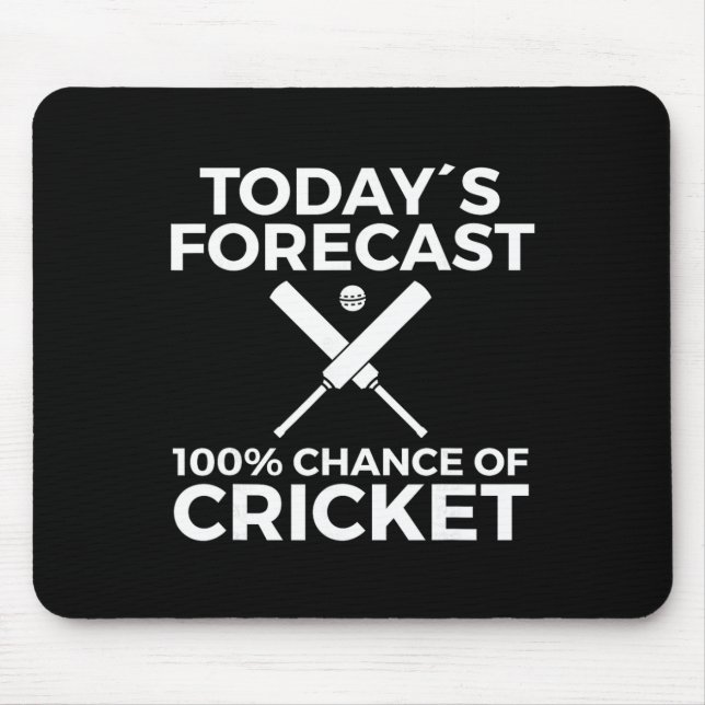 Cricket Player  Mouse Pad (Front)