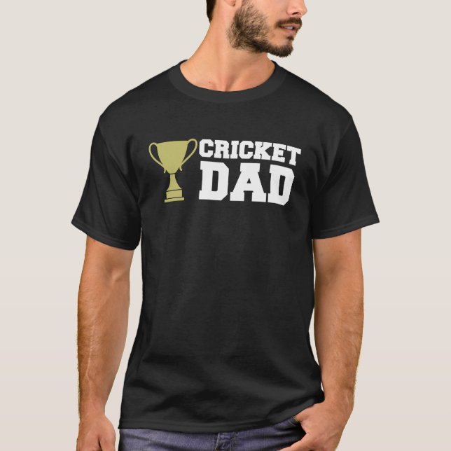 Cricket Player Sport T-Shirt (Front)