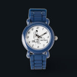 Cricket Player Sports Athlete Bowler Games Watch<br><div class="desc">Cricket player,  ball,  sport,  athlete,  athletics,  games,  bowler watch. You can personalise it with your child's name. Black,  elegant,  kids watch.</div>