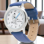 Cricket Player Sports Athlete Bowler Games Watch<br><div class="desc">Cricket player,  ball,  sport,  athlete,  athletics,  games,  bowler watch. You can personalise it with your child's name. Black,  elegant,  kids watch.</div>