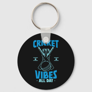 Cricket Player Sports  Key Ring