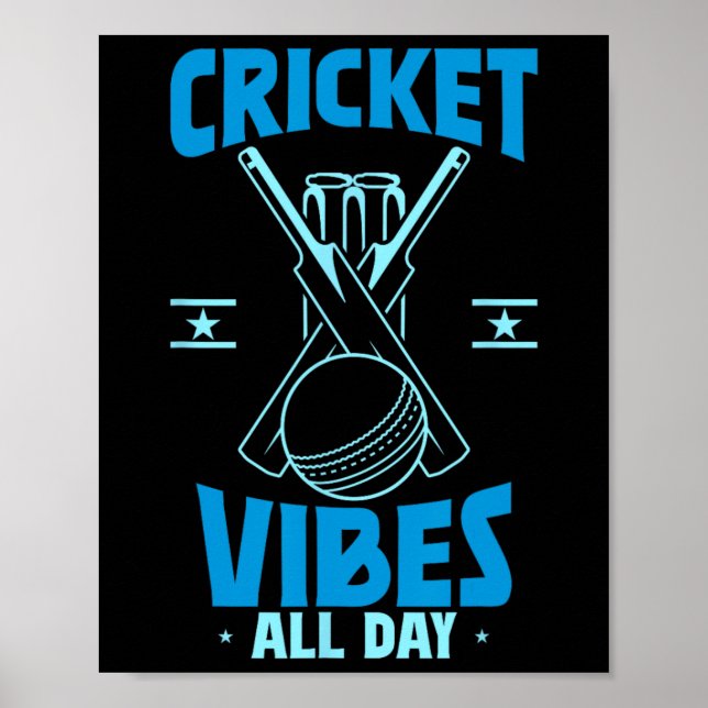 Cricket Player Sports  Poster (Front)
