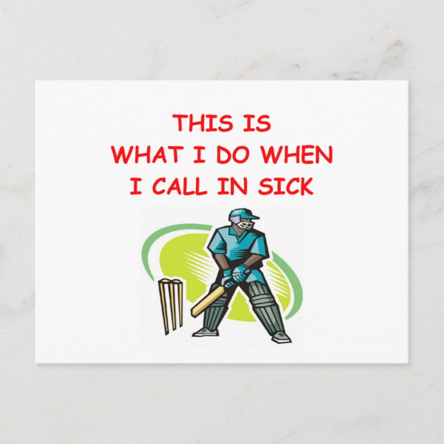 cricket postcard (Front)