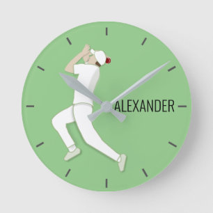 Cricket Round Clock