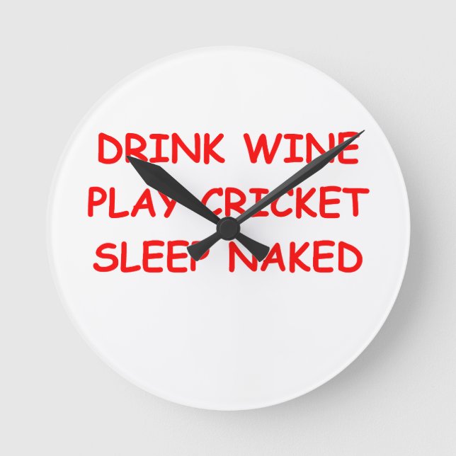 cricket round clock (Front)