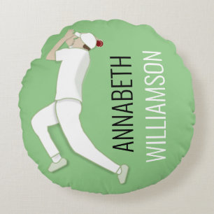 Cricket Round Cushion