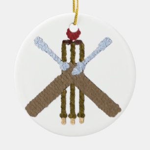Cricket Round Tree Ornament