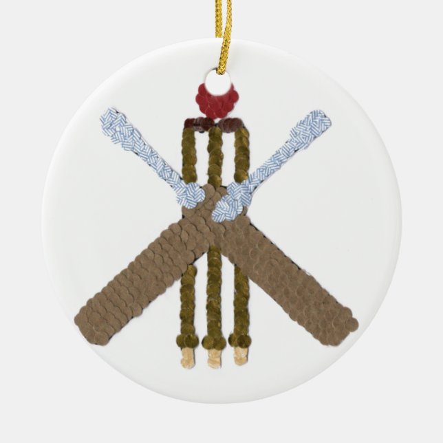 Cricket Round Tree Ornament (Front)