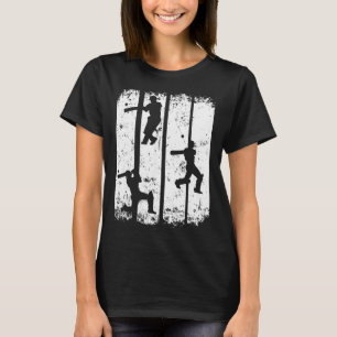 Cricket Silhouette - Cricket Player Cricket Lover T-Shirt