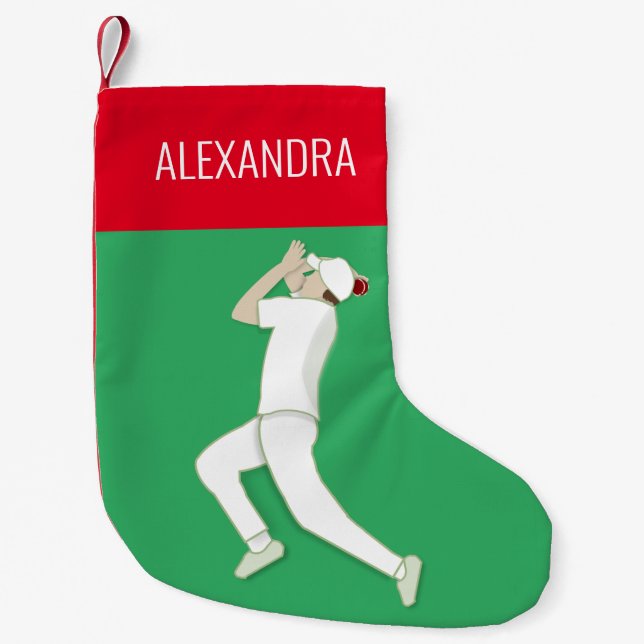 Cricket Small Christmas Stocking (Front)