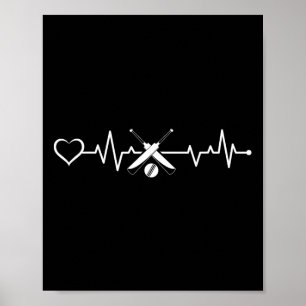 Cricket Sport Cricket Heartbeat Cricket Player Poster