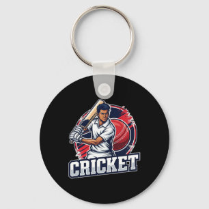 Cricket Sport For All Key Ring