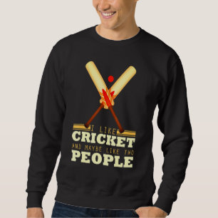 Cricket Sport Jersey Cricket Shoes Cricket Bat Cri Sweatshirt