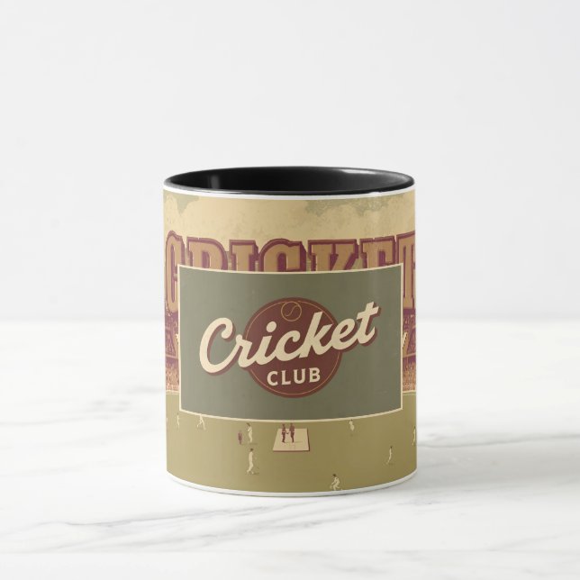 Cricket sport Mug – Perfect Gift for Fans (Center)