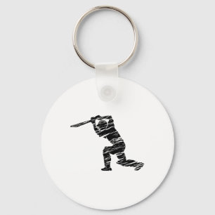 Cricket Sport Player 1  Key Ring