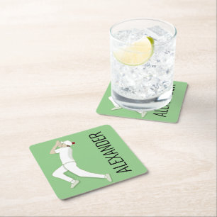 Cricket Square Paper Coaster