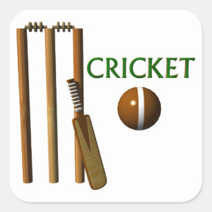Cricket Square Sticker