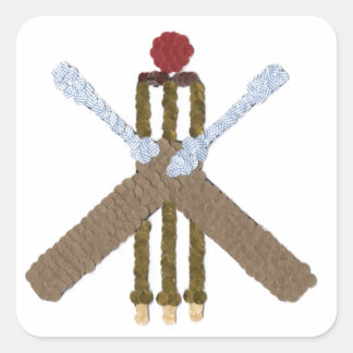 Cricket Square Sticker/label Square Sticker