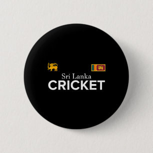 Cricket Sri Lanka Best Fans Gift For Boys Or Girls 6 Cm Round Badge