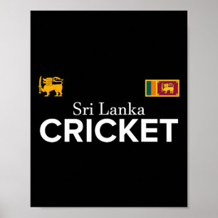 Cricket Sri Lanka Best Fans Gift For Boys Or Girls Poster