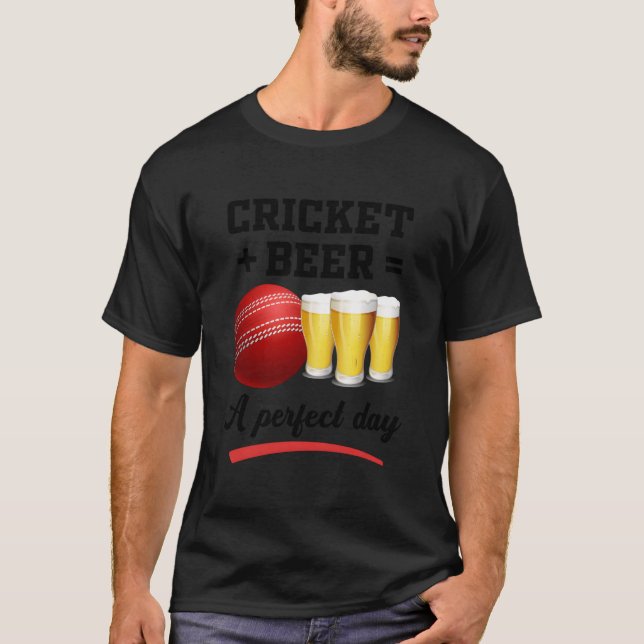 Cricket Students Cricketers T-Shirt (Front)