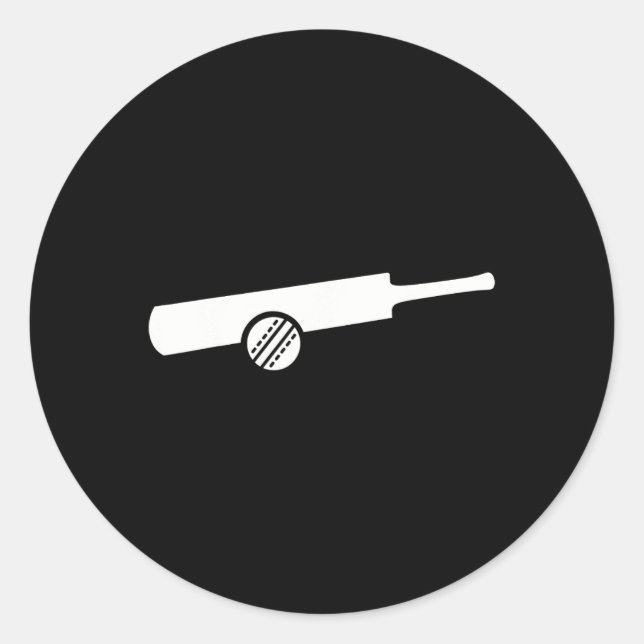 Cricket T And Ll  Classic Round Sticker (Front)