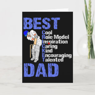 Cricket T Ll Shirt For Indian Desi Cricket Dads Card