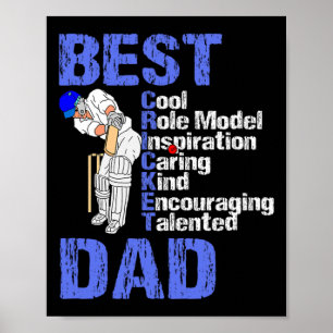 Cricket T Ll Shirt For Indian Desi Cricket Dads Poster