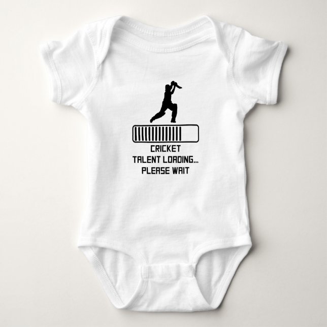 Cricket Talent Loading Baby Bodysuit (Front)