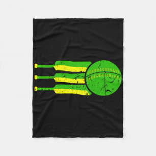 Cricket Team Australia Colors Athlete Australian F Fleece Blanket