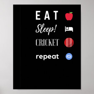 Cricket Team Jersey For Cricket Fans Lovers  Poster