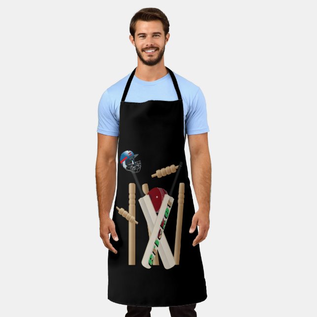 Cricket The Game, Full Print Apron (Worn)