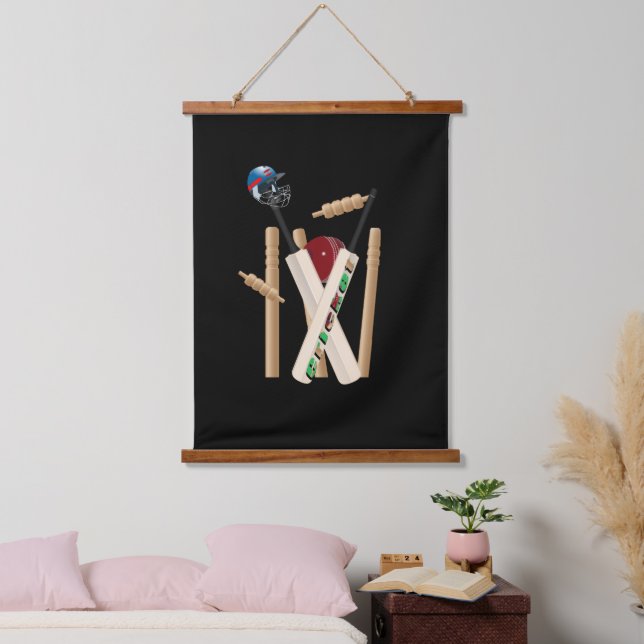 Cricket The Game, Wall Hanging Tapestry (Bedroom)