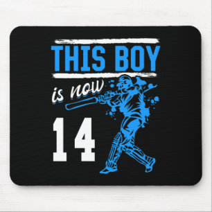 Cricket - This Boy Is Now 14 Year Old 14 Th Birthd Mouse Pad